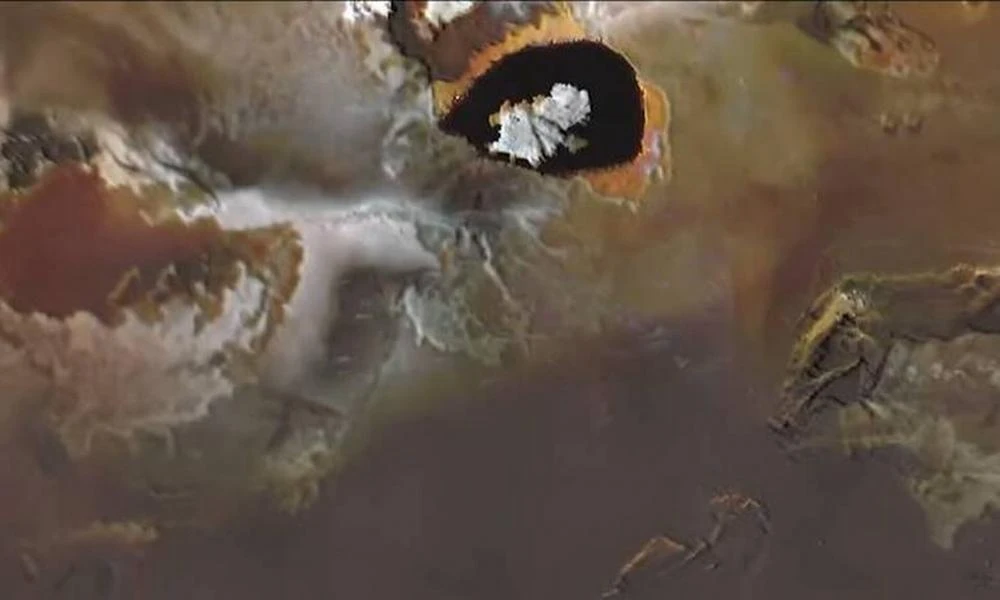 NASA: Γιγαντιαία λίμνη λάβας στο ηφαιστειακό φεγγάρι του Διά (βίντεο)